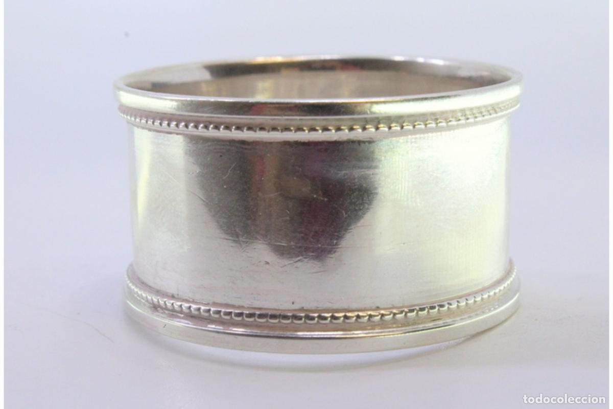 Antig&uuml;edades: Anillo para servilletas de plata - Foto 5