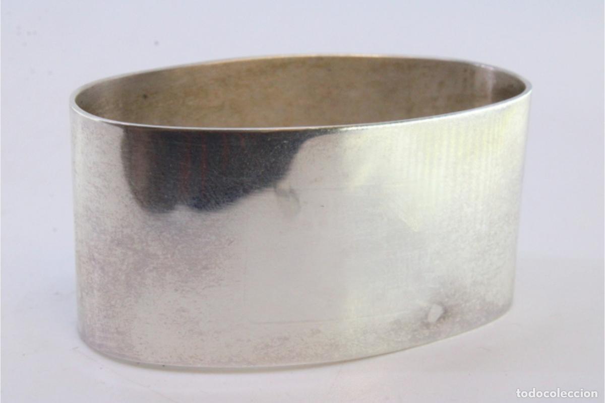 Antig&uuml;edades: Anillo para servilletas de plata - Foto 3