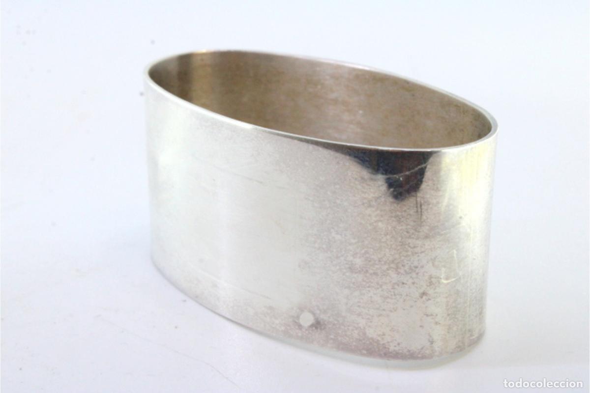 Antig&uuml;edades: Anillo para servilletas de plata - Foto 4
