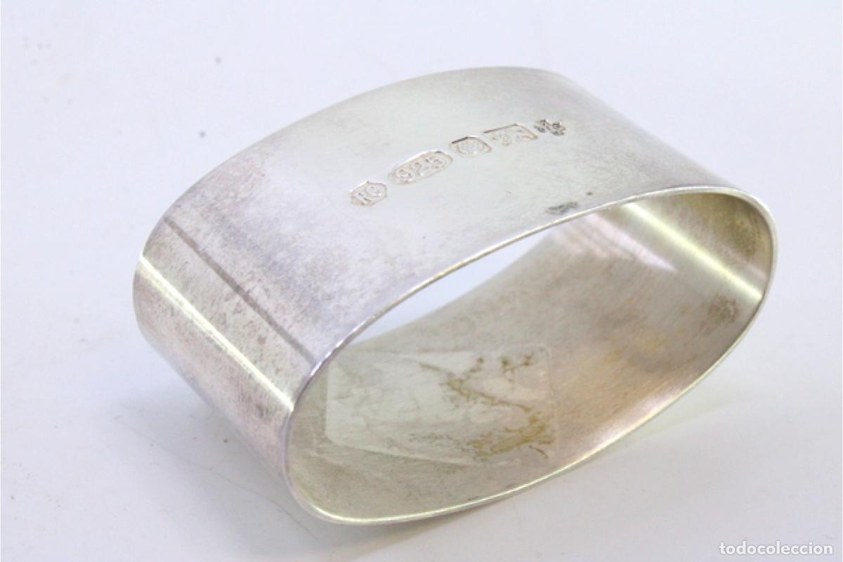 Antig&uuml;edades: Anillo para servilletas de plata - Foto 5
