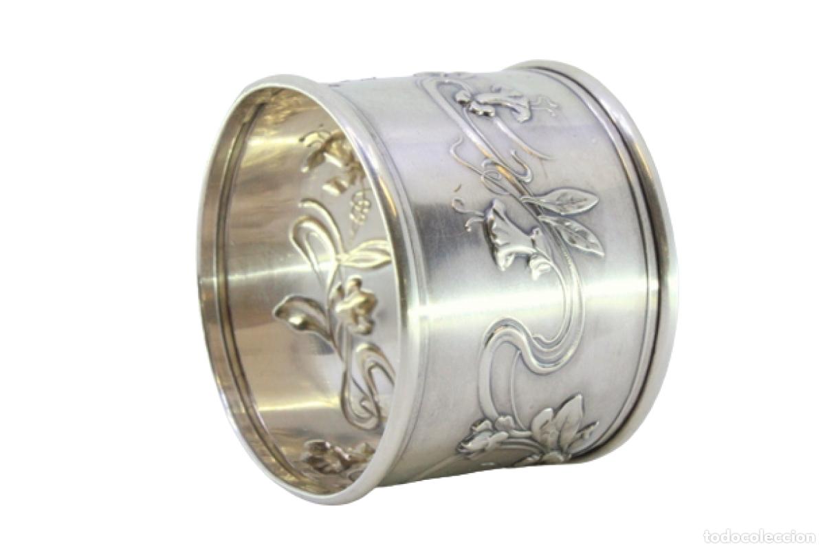 Antig&uuml;edades: Anillo para servilletas de plata