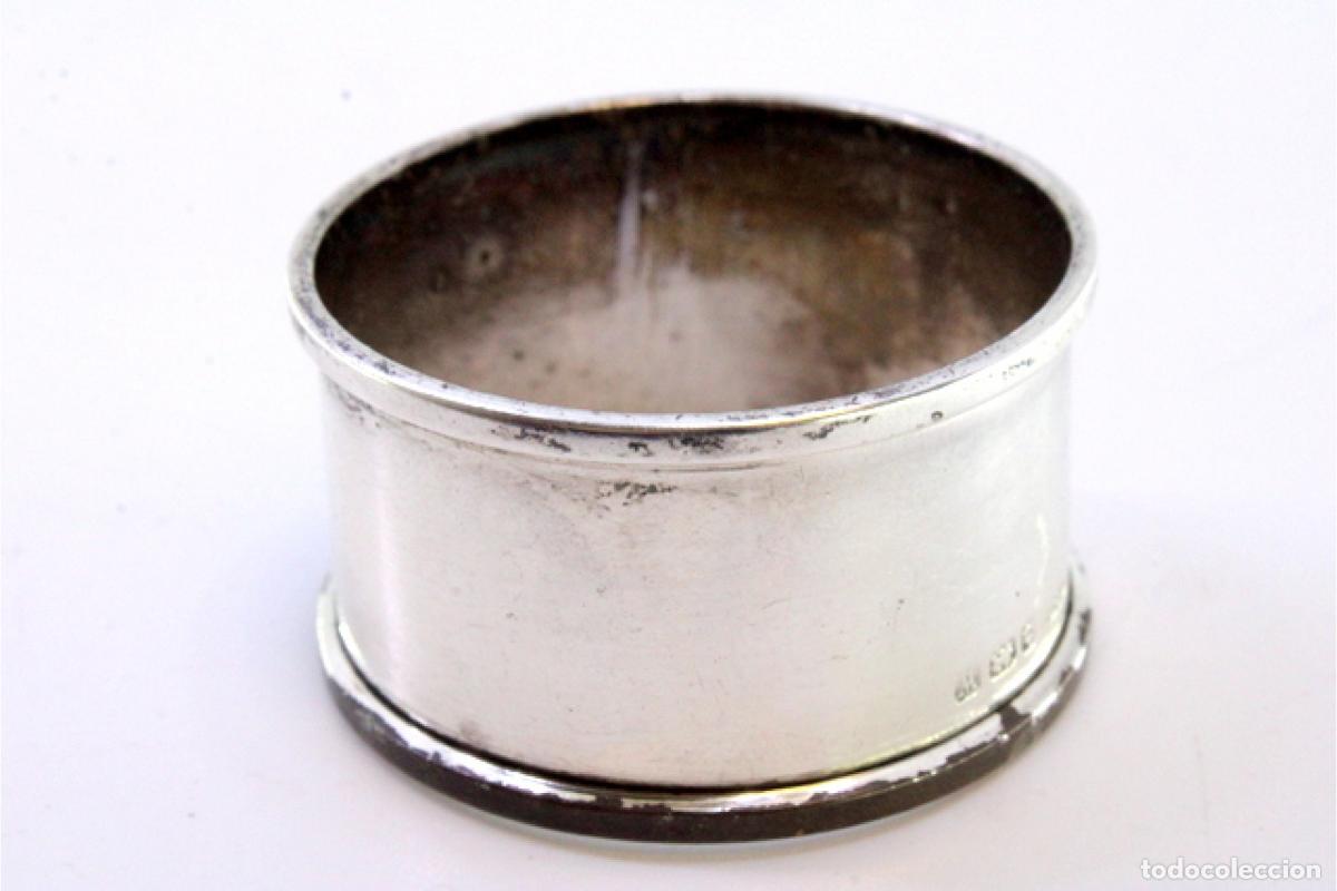 Antig&uuml;edades: Anillo para servilletas de plata - Foto 4