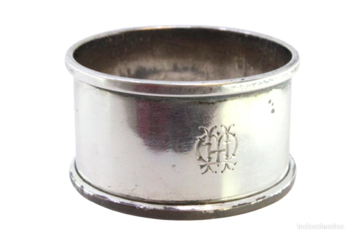 Antig&uuml;edades: Anillo para servilletas de plata
