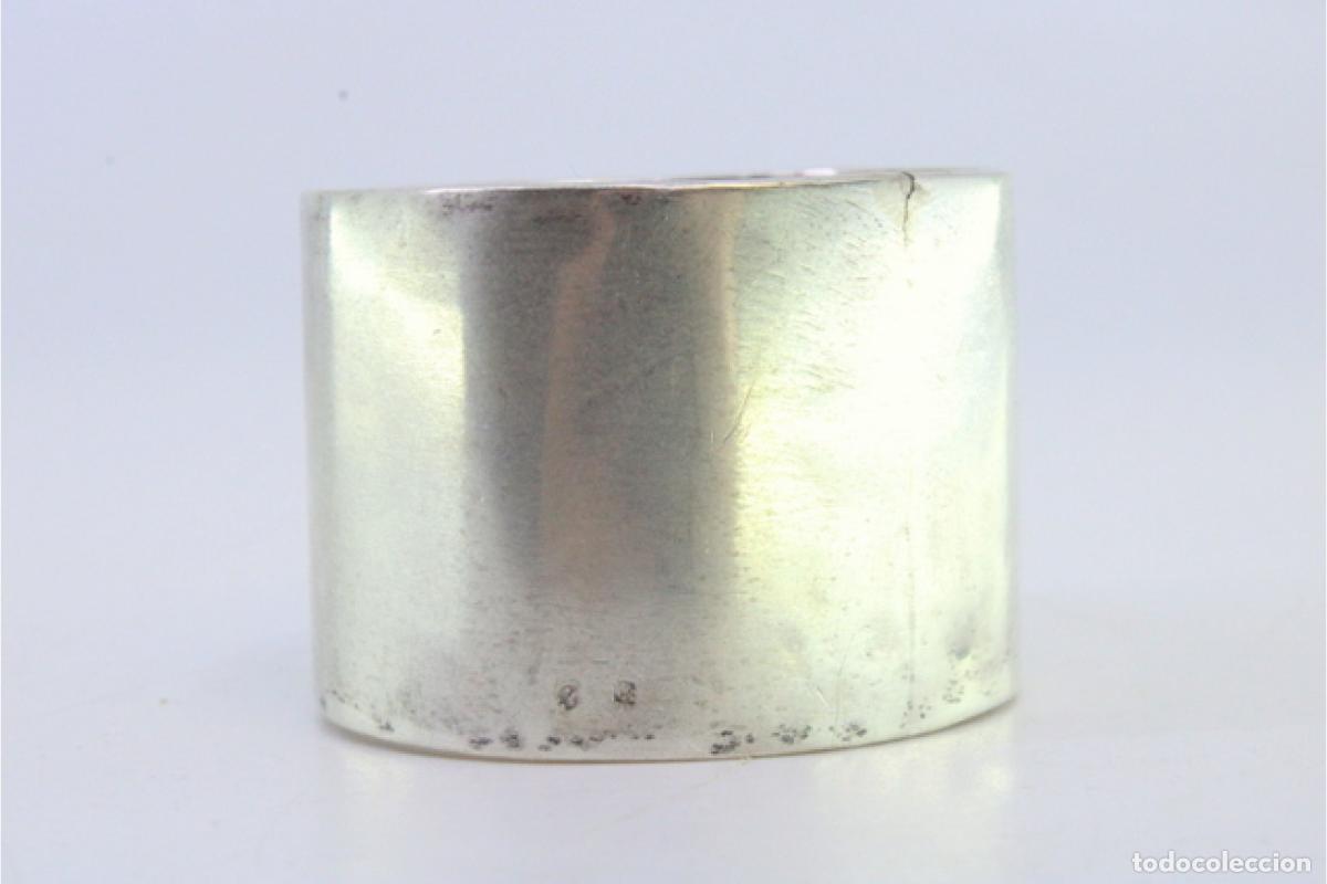 Antig&uuml;edades: Anillo para servilletas de plata - Foto 7