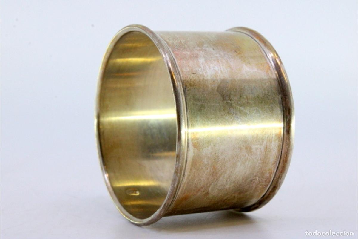 Antig&uuml;edades: Anillo para servilletas de plata - Foto 3