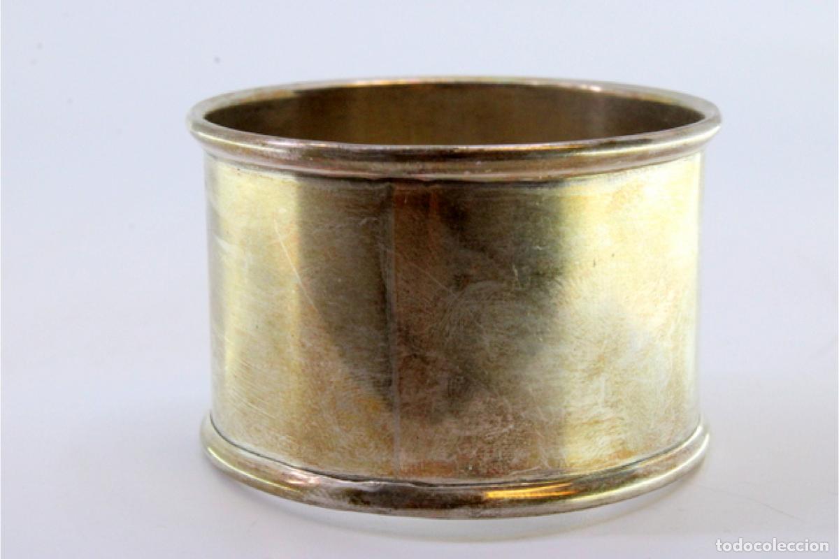 Antig&uuml;edades: Anillo para servilletas de plata - Foto 4