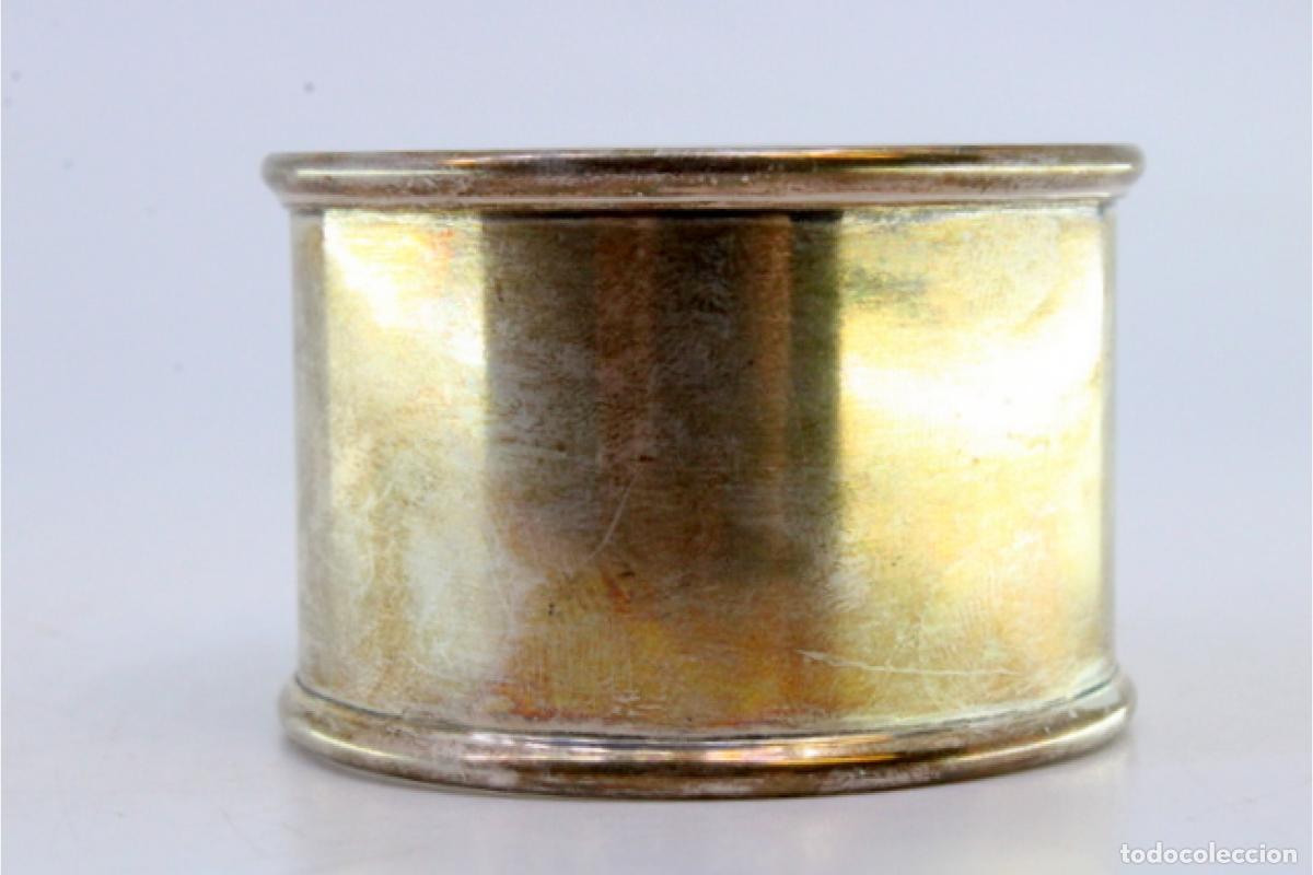 Antig&uuml;edades: Anillo para servilletas de plata - Foto 5