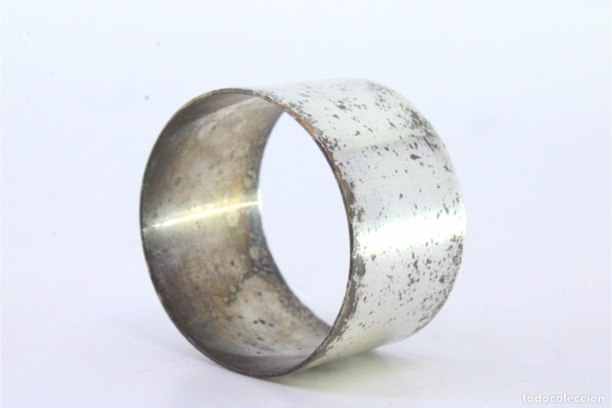 Antig&uuml;edades: Anillo para servilletas de plata - Foto 3