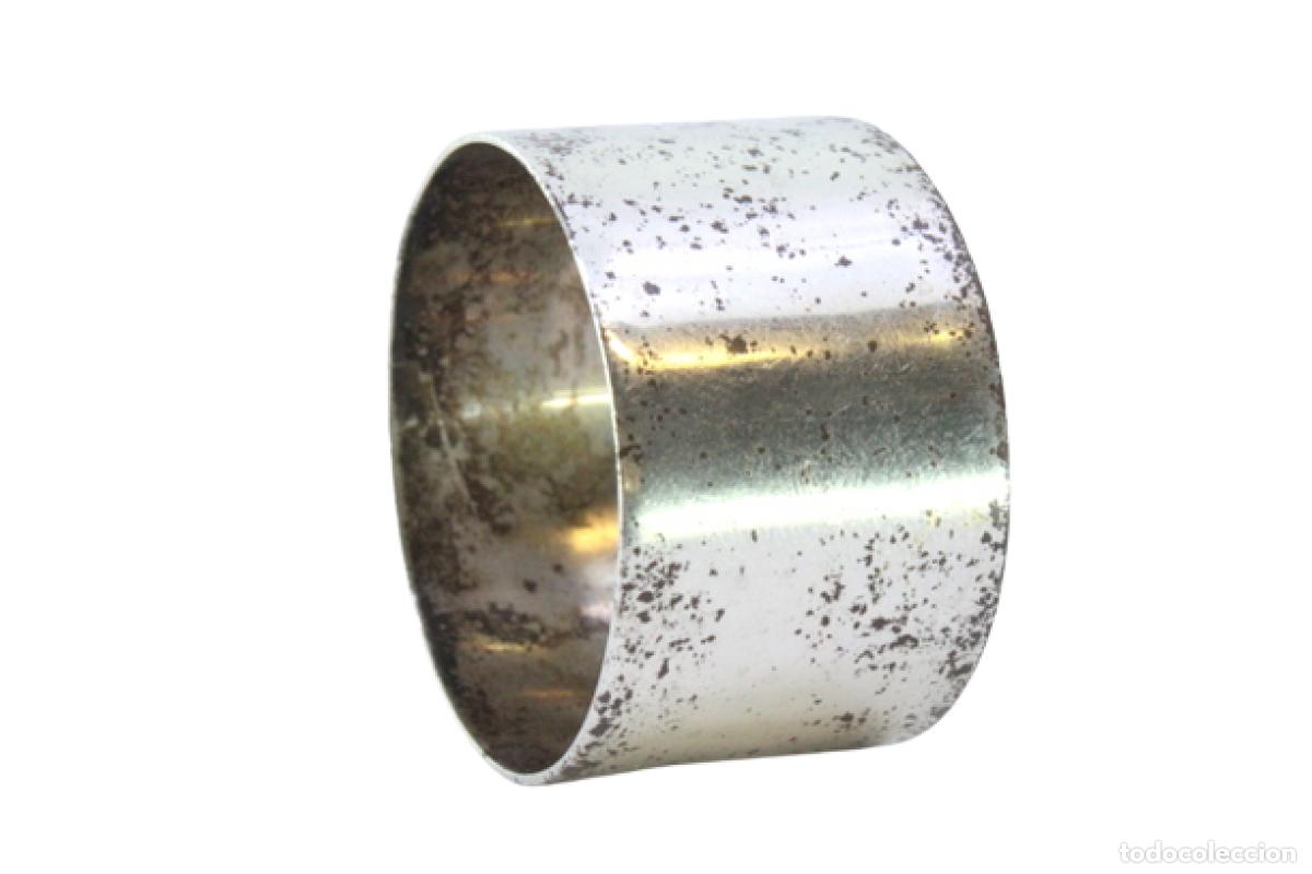 Antig&uuml;edades: Anillo para servilletas de plata - Foto 1