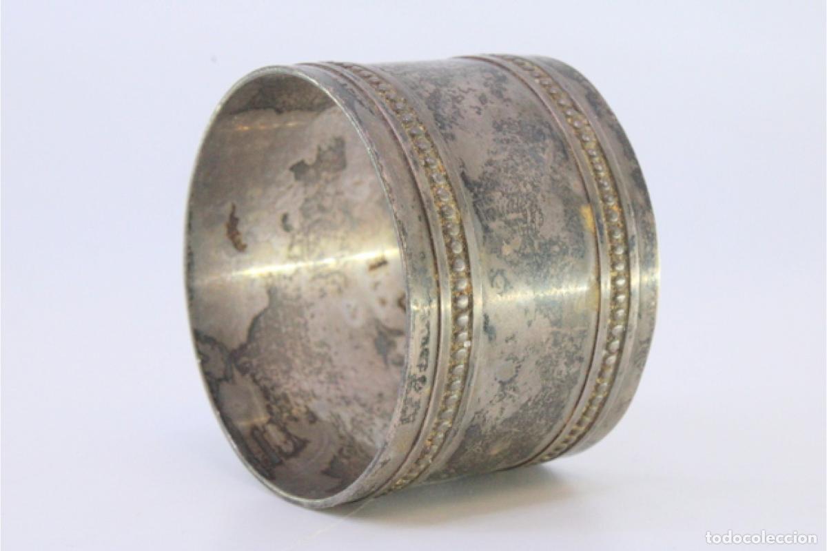 Antig&uuml;edades: Anillo para servilletas de plata - Foto 3