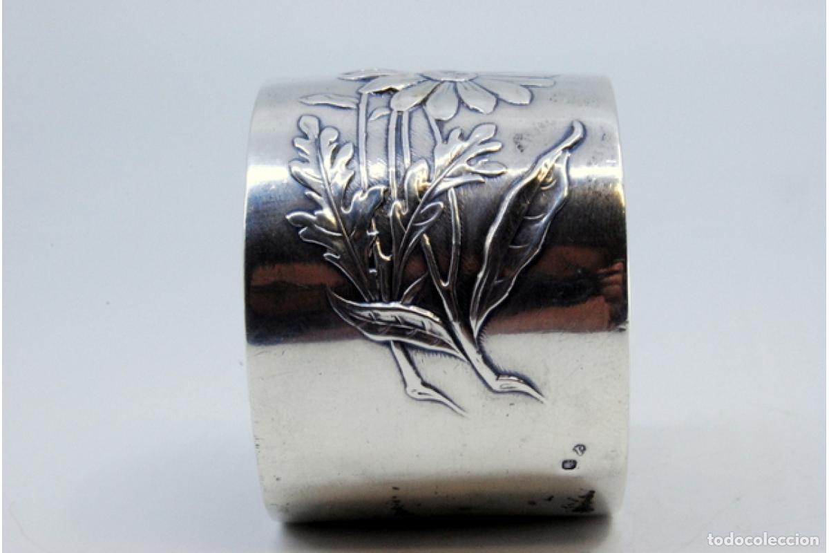 Antig&uuml;edades: Anillo para servilletas de plata - Foto 7
