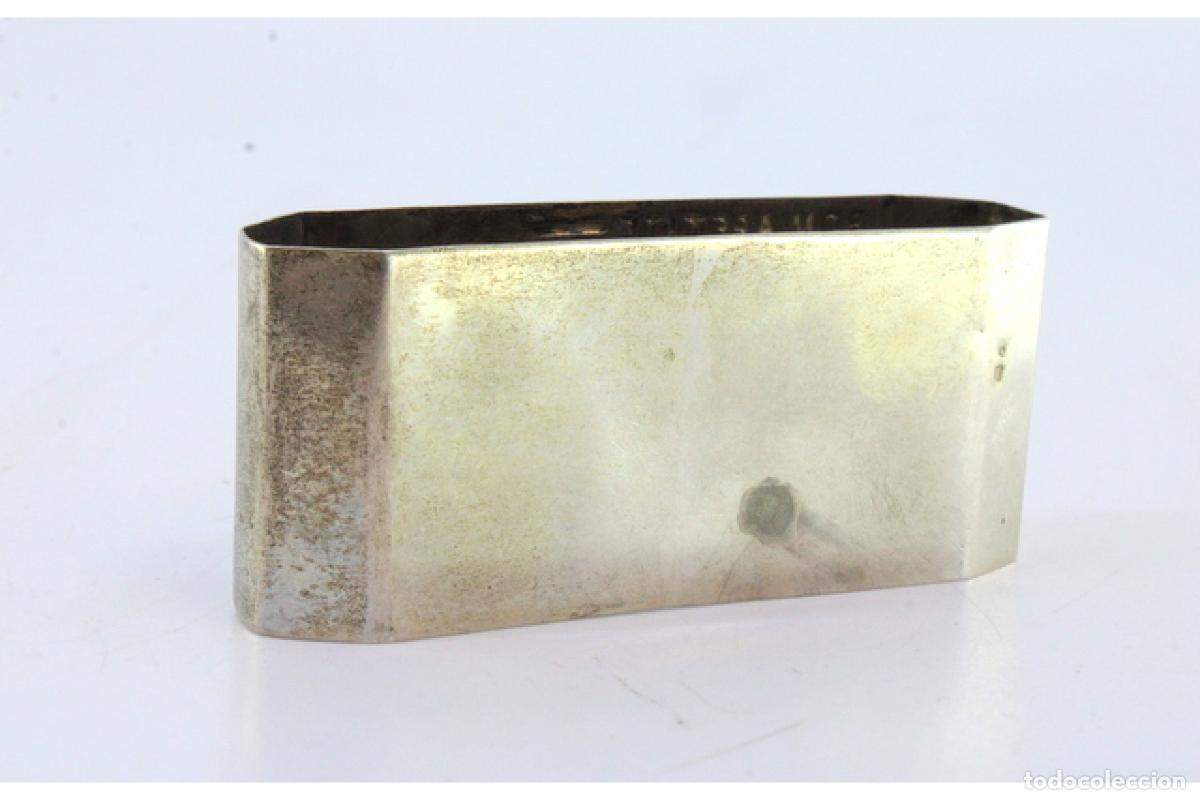 Antig&uuml;edades: Anillo para servilletas de plata - Foto 4