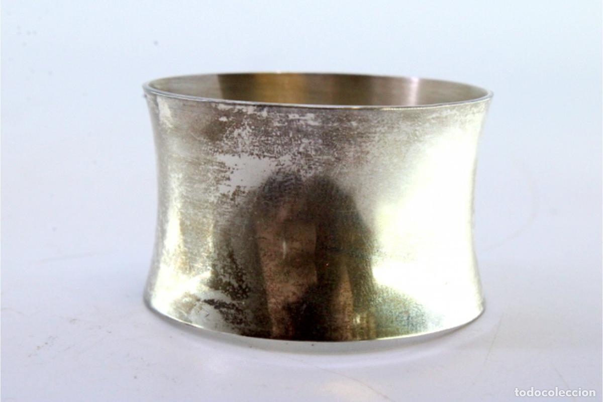 Antig&uuml;edades: Anillo para servilletas de plata - Foto 3