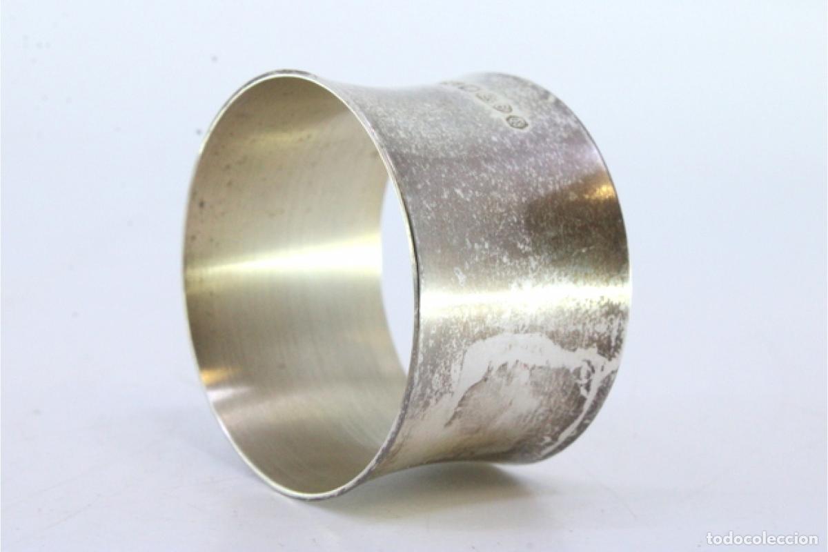 Antig&uuml;edades: Anillo para servilletas de plata - Foto 4