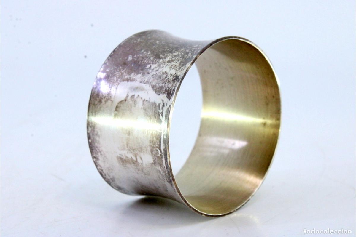 Antig&uuml;edades: Anillo para servilletas de plata - Foto 5