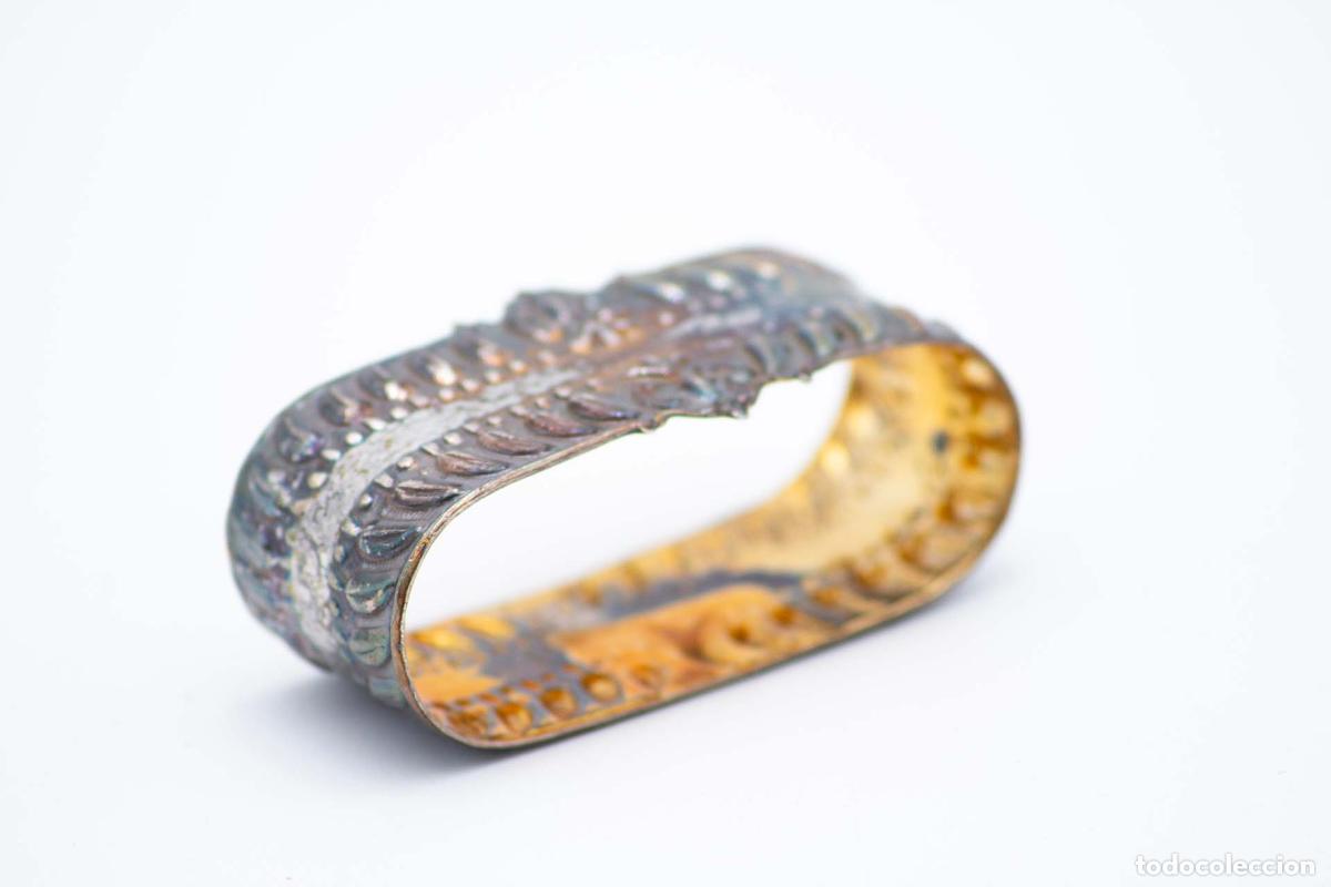 Antig&uuml;edades: Anillo para servilletas de plata - Foto 2