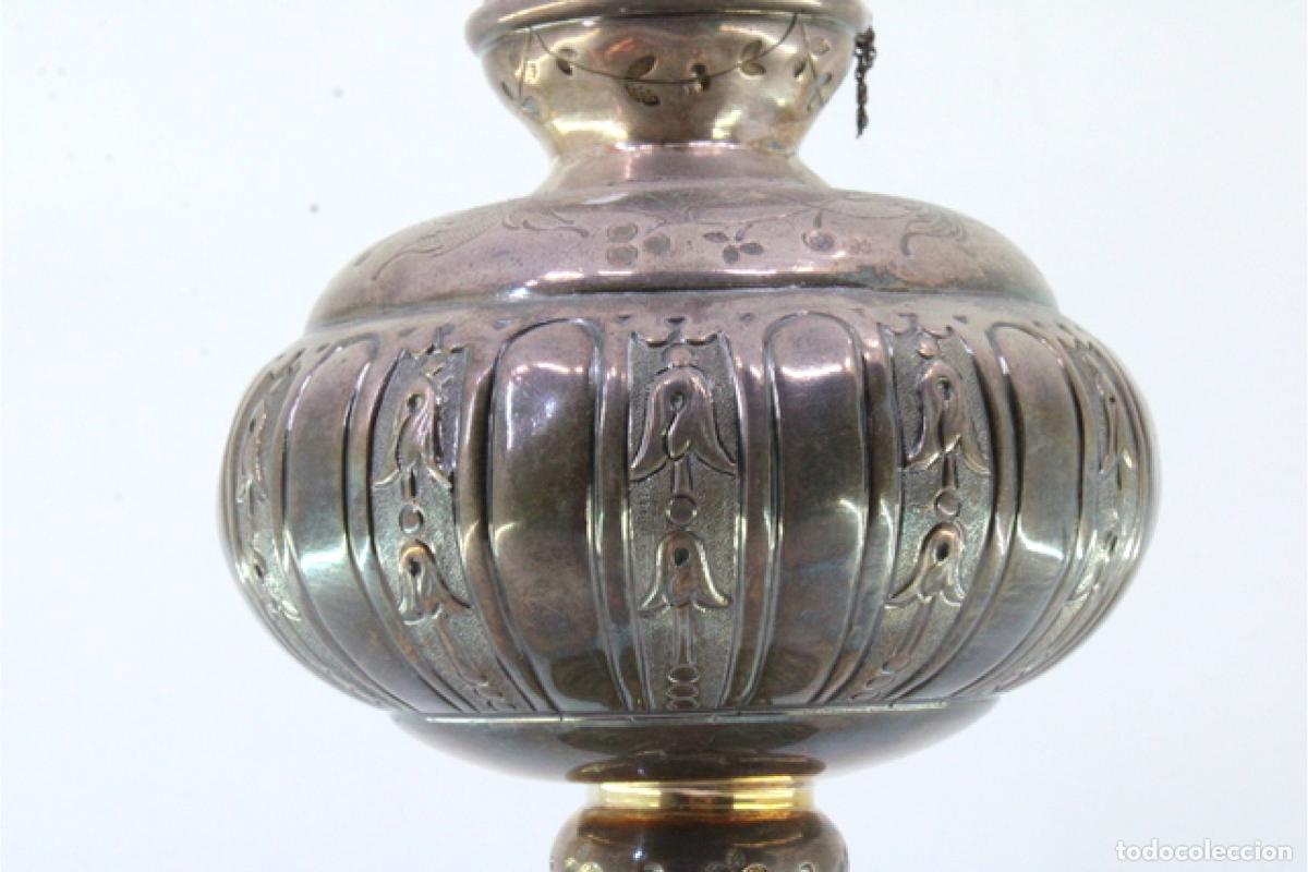 Antig&uuml;edades: Aspersor de agua bendita, de plata. - Foto 6