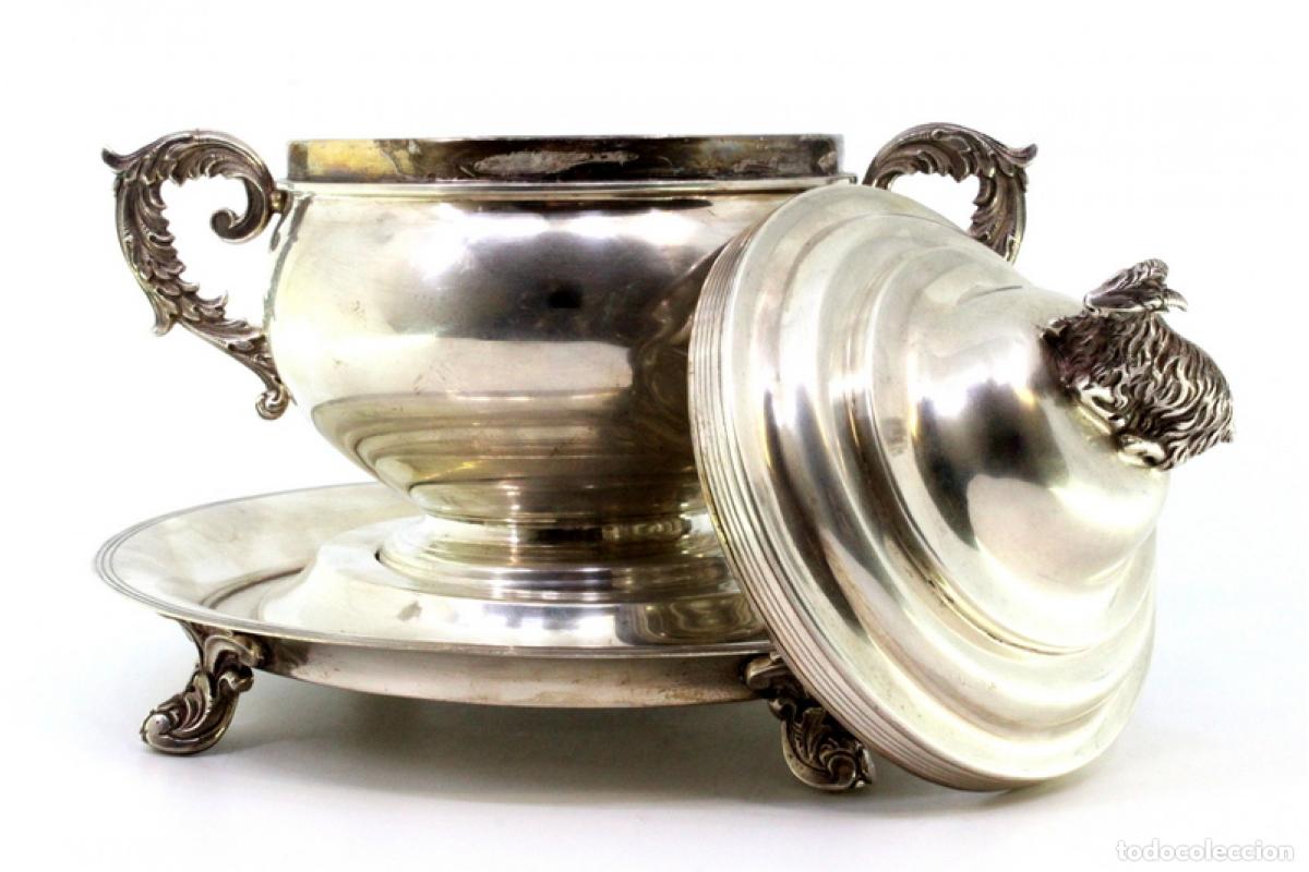 Antig&uuml;edades: bombonera de plata - Foto 2