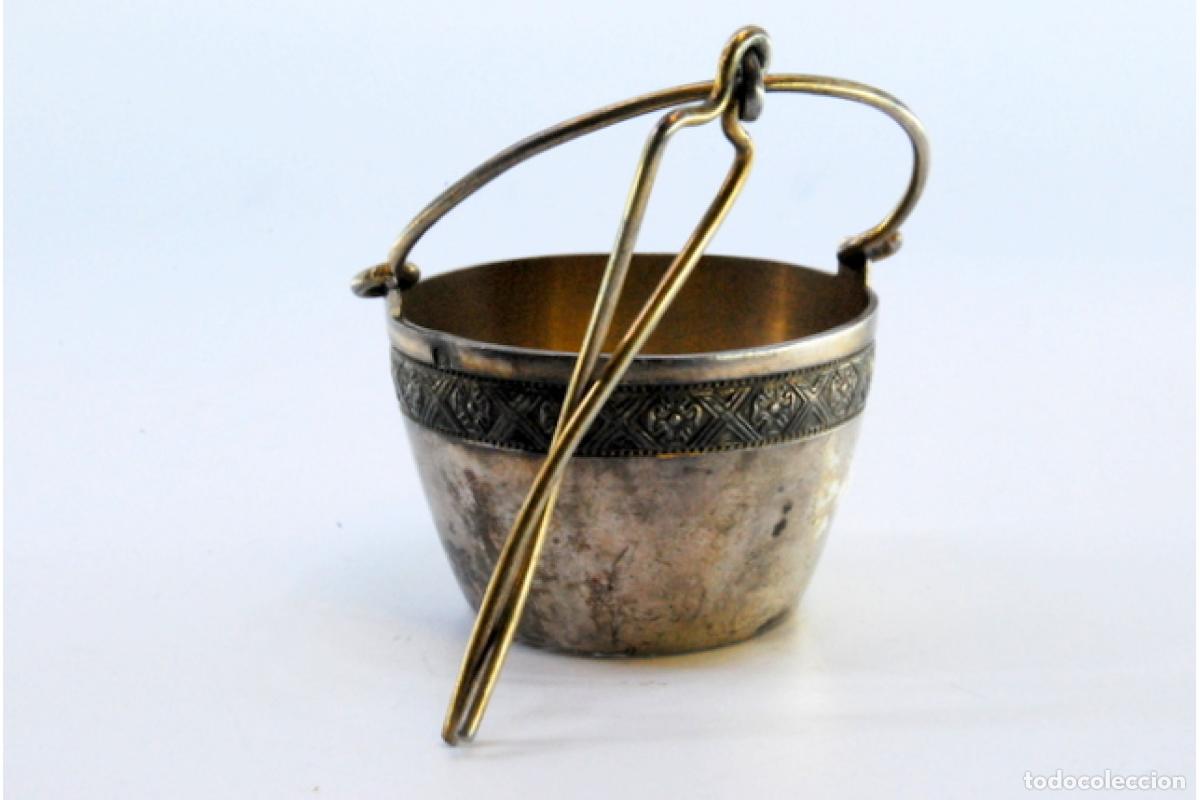 Antig&uuml;edades: Colador de t&eacute; de plata - Foto 3
