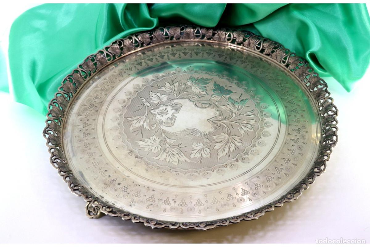 Antig&uuml;edades: Bandeja de plata - Foto 2