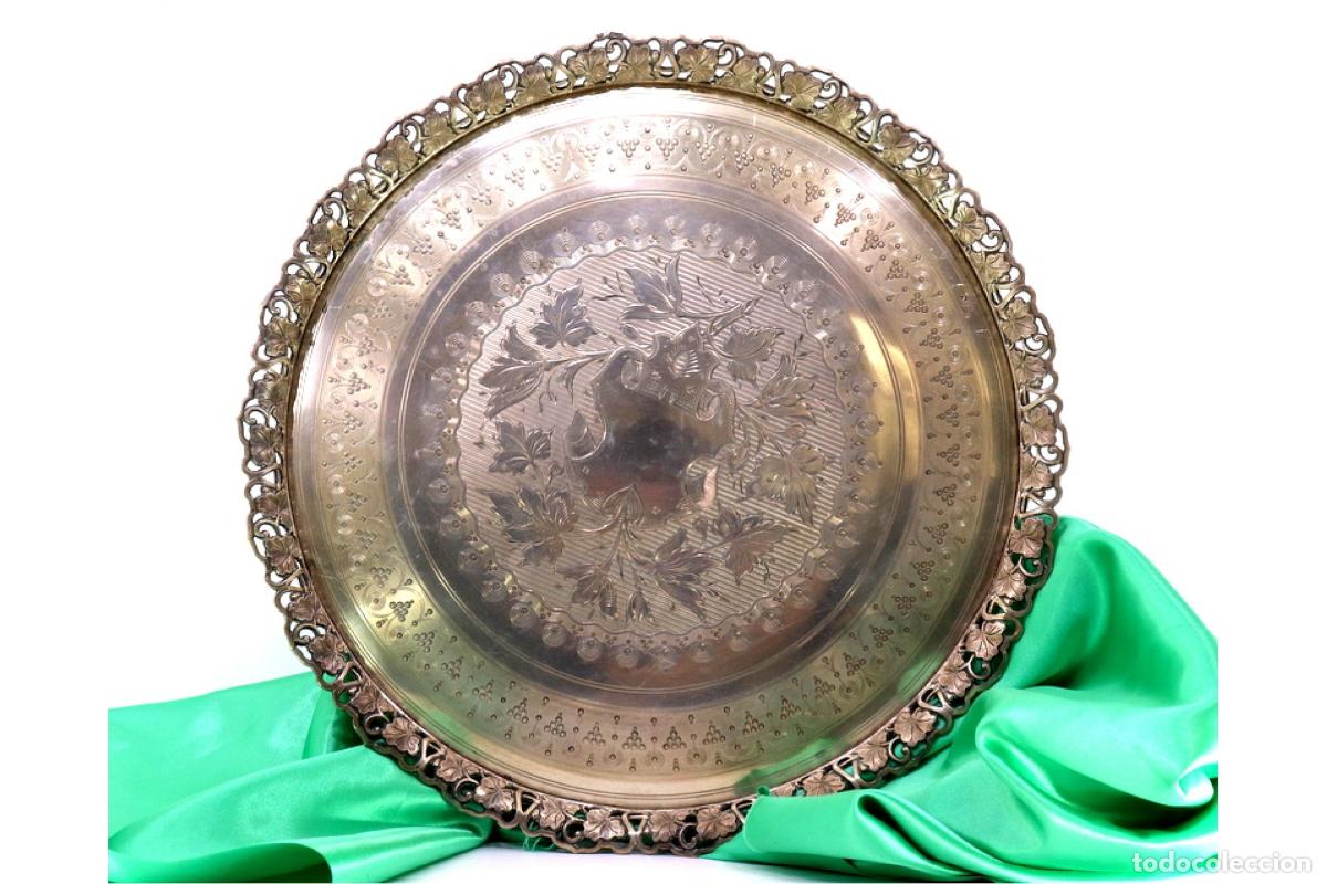 Antiquit&eacute;s: Bandeja de plata