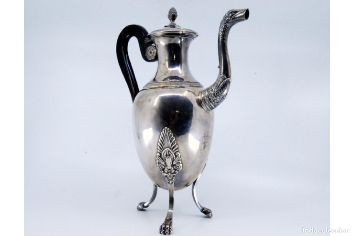 Antig&uuml;edades: Cafetera de plata - Foto 4
