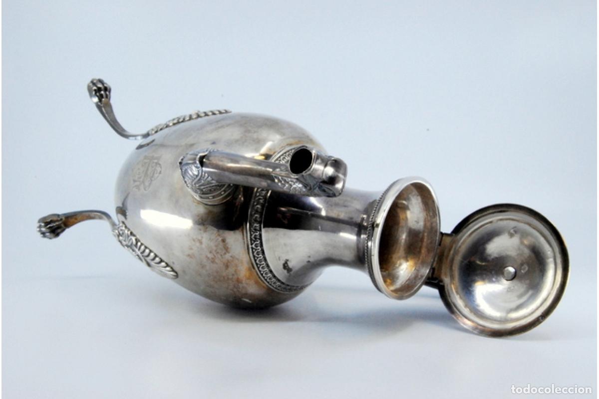 Antig&uuml;edades: Cafetera de plata - Foto 6