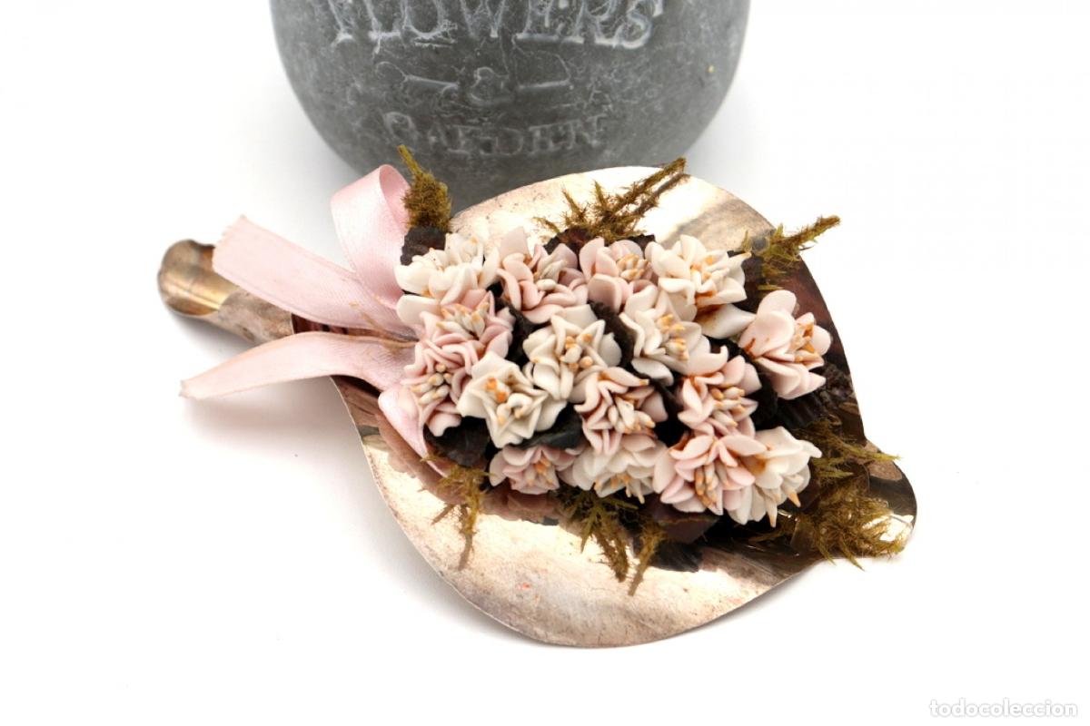 Antig&uuml;edades: Ramo de flores, en plata - Foto 3