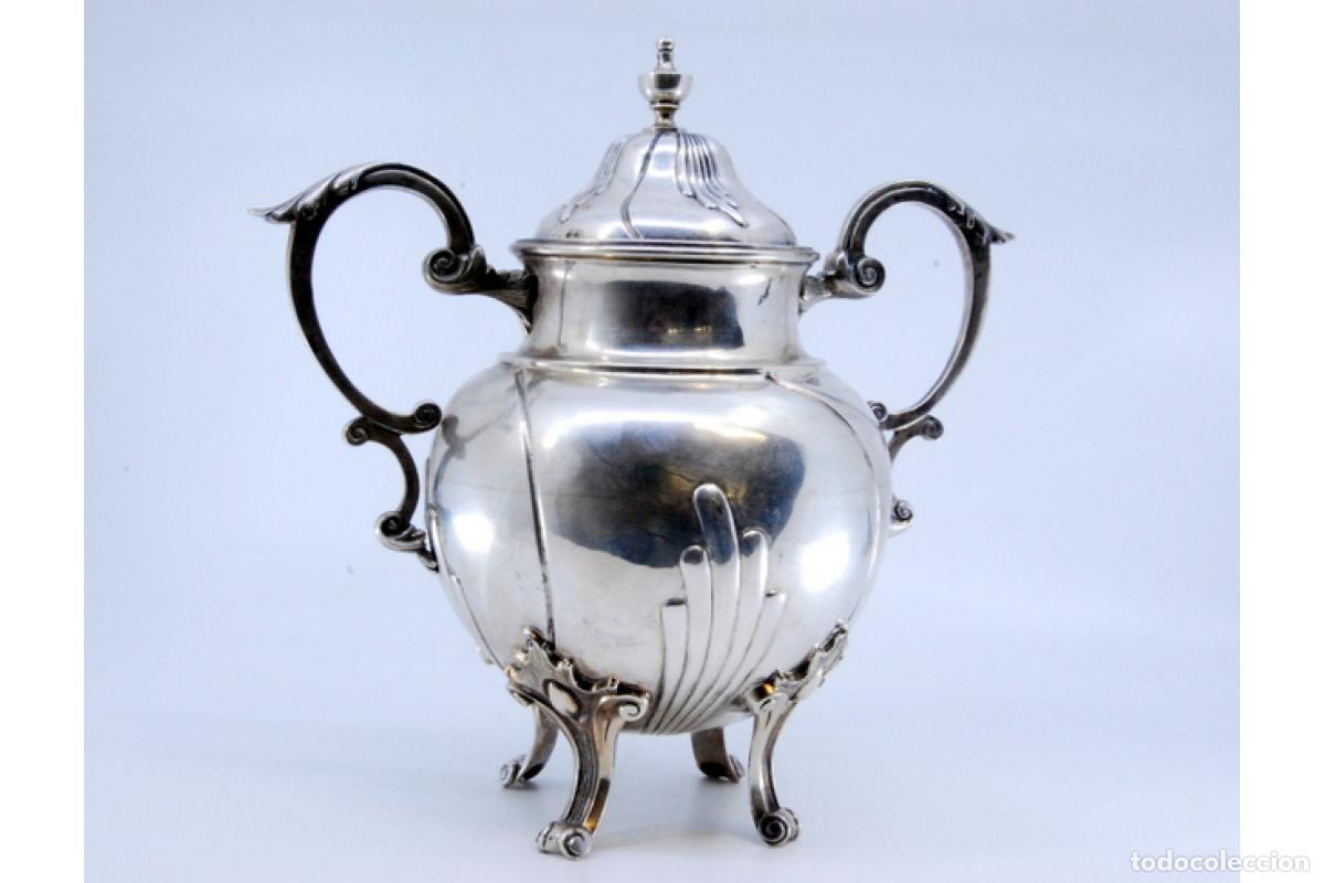 Antig&uuml;edades: azucarero de plata - Foto 2