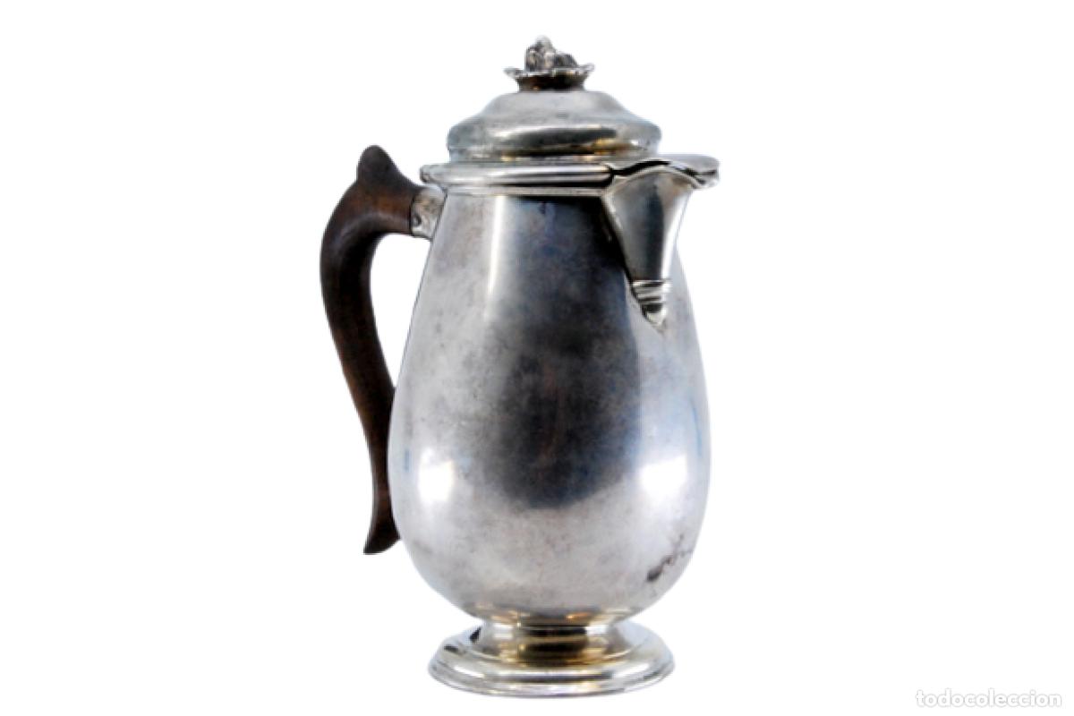 Antig&uuml;edades: Cafetera de plata - Foto 1