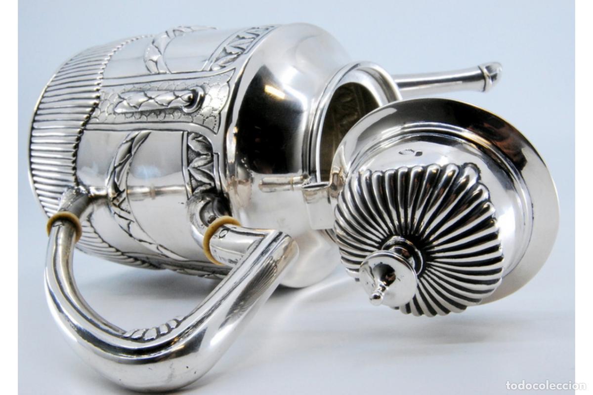 Antig&uuml;edades: tetera de plata - Foto 3
