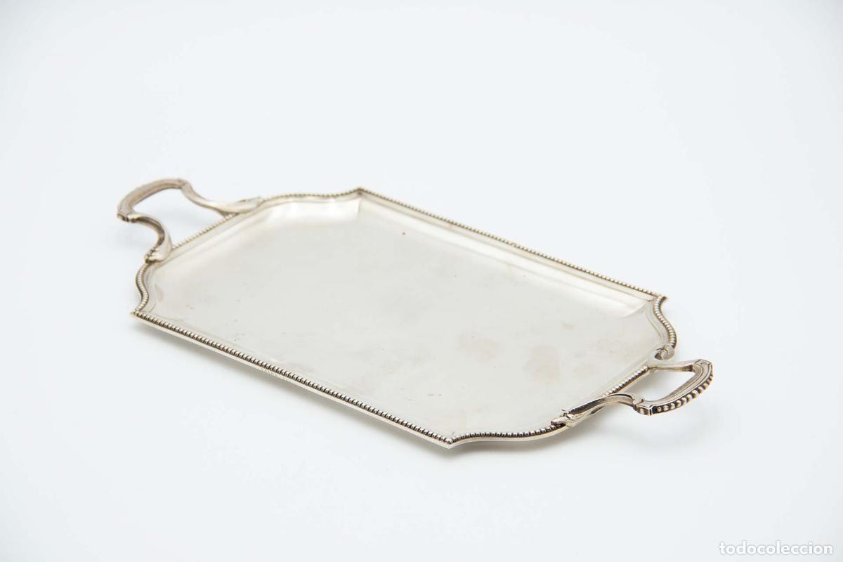 Antig&uuml;edades: Bandeja/plato para pasteles de plata - Foto 2