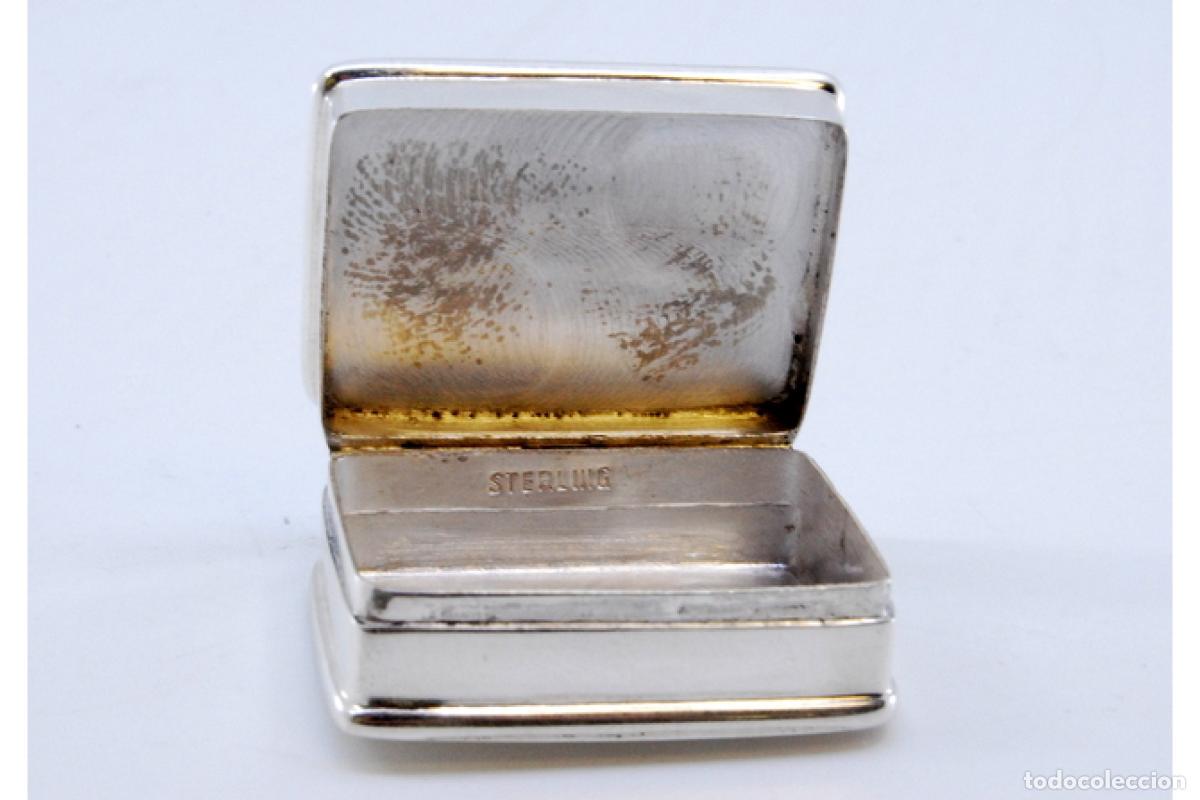 Antig&uuml;edades: Pastillero, en plata - Foto 4