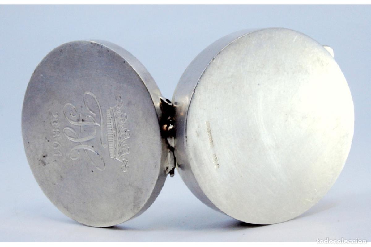 Antig&uuml;edades: Pastillero, en plata - Foto 3