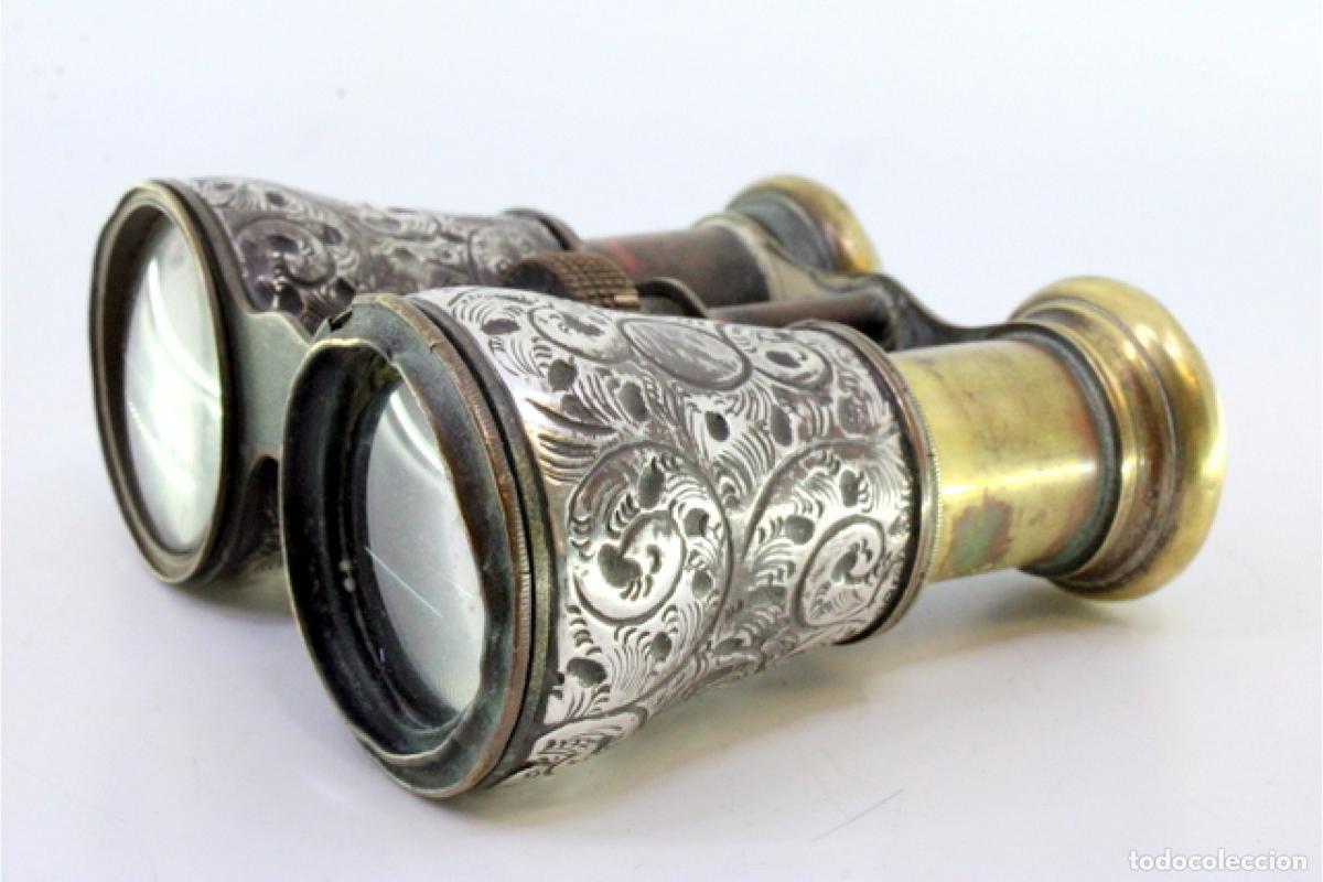 Antig&uuml;edades: Prism&aacute;ticos de teatro victorianos, de plata. - Foto 2