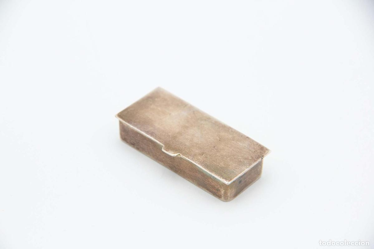 Antig&uuml;edades: Pastillero, en plata - Foto 2