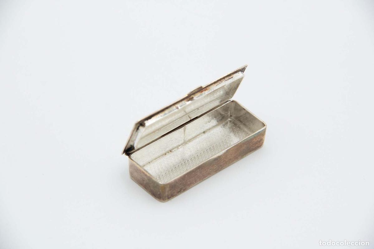 Antig&uuml;edades: Pastillero, en plata - Foto 3