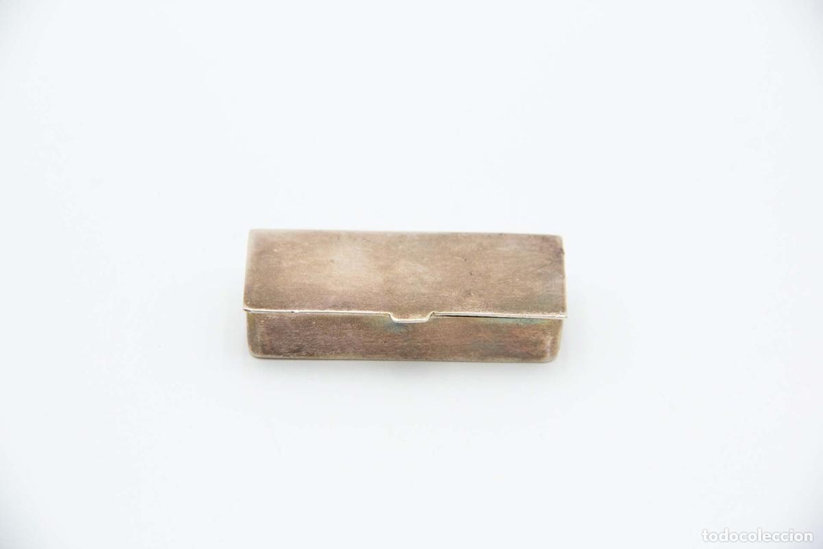 Antig&uuml;edades: Pastillero, en plata - Foto 1