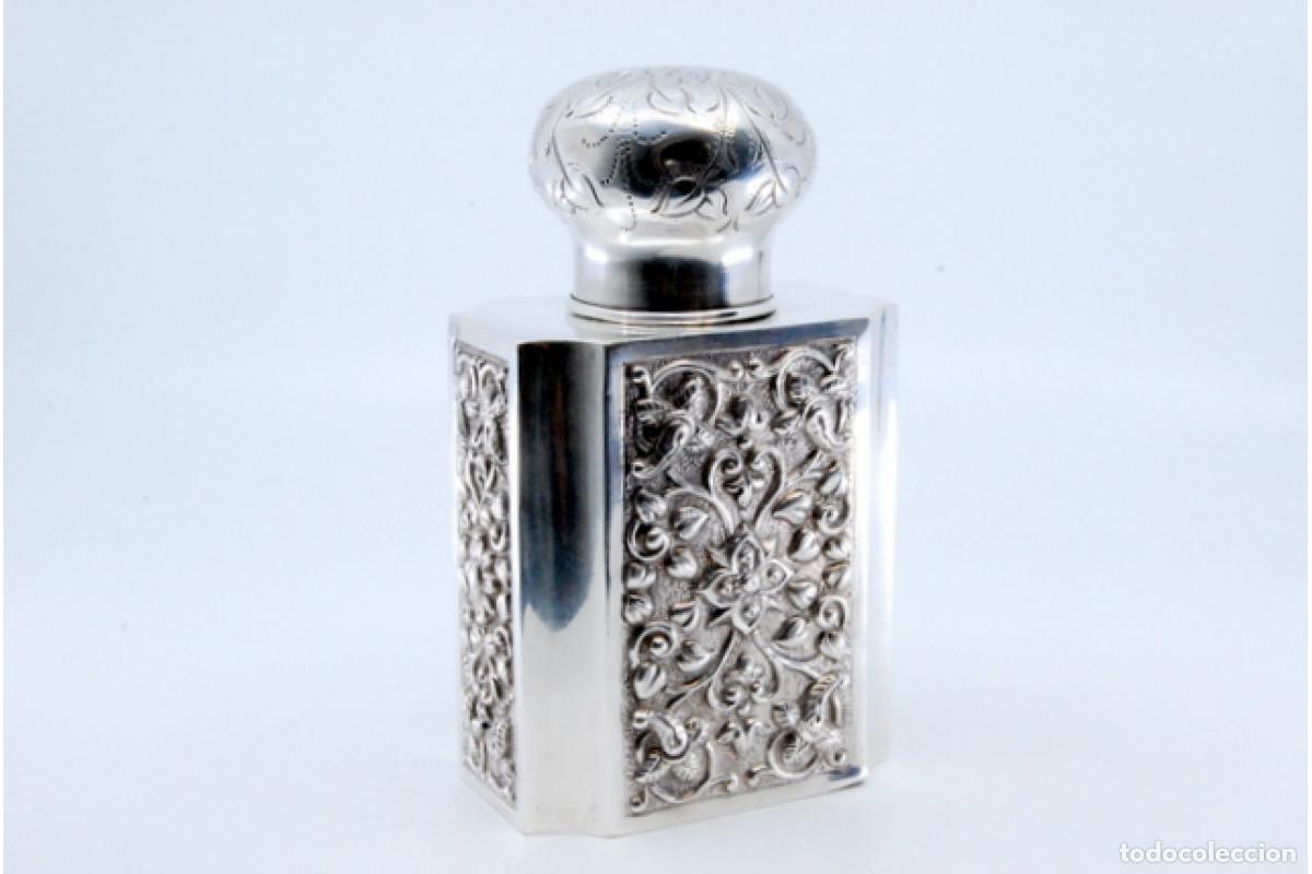 Antig&uuml;edades: Frasco de perfume, en plata - Foto 9