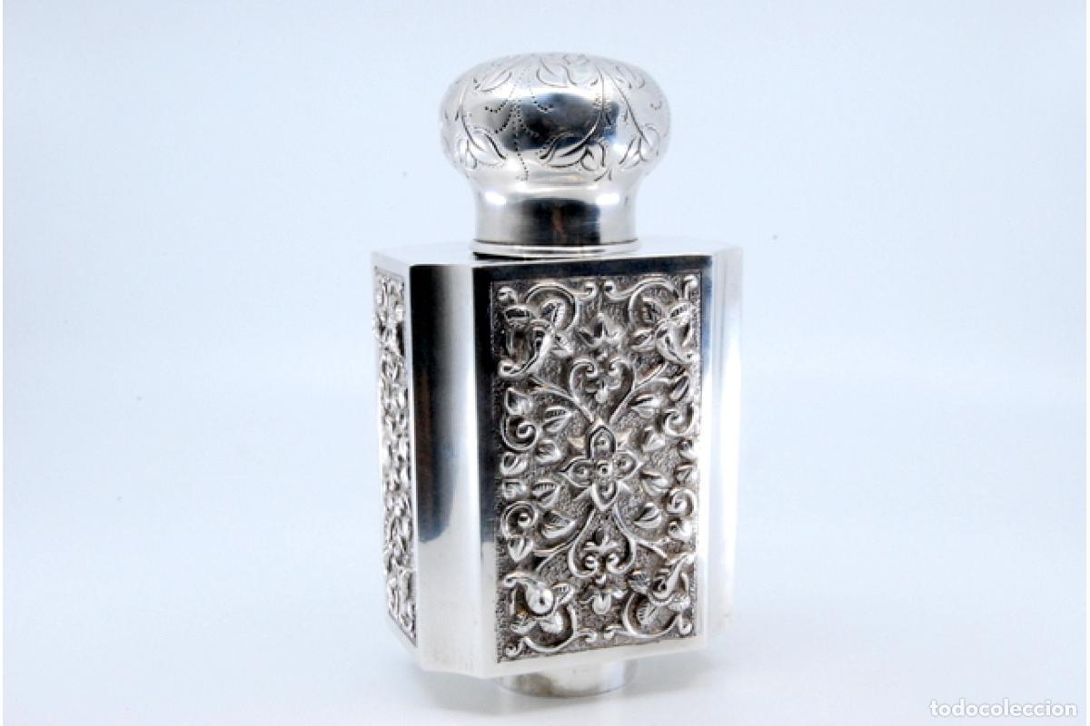 Antig&uuml;edades: Frasco de perfume, en plata - Foto 10