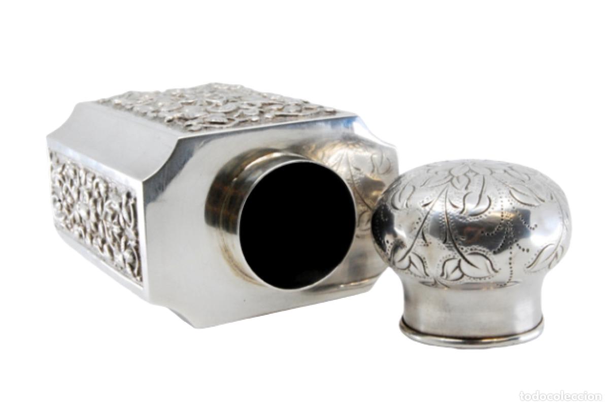 Oggetti Antichi: Frasco de perfume, en plata