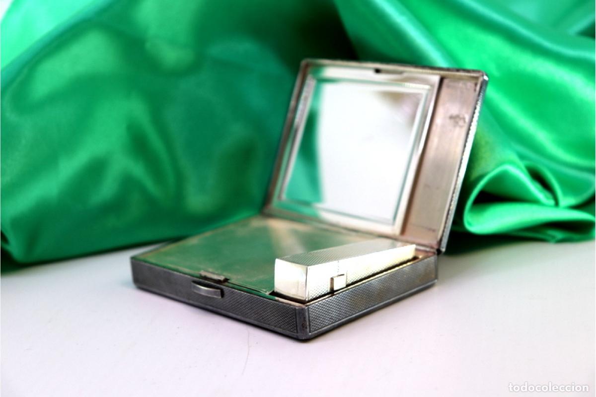 Antig&uuml;edades: Caja de belleza de plata - Foto 6
