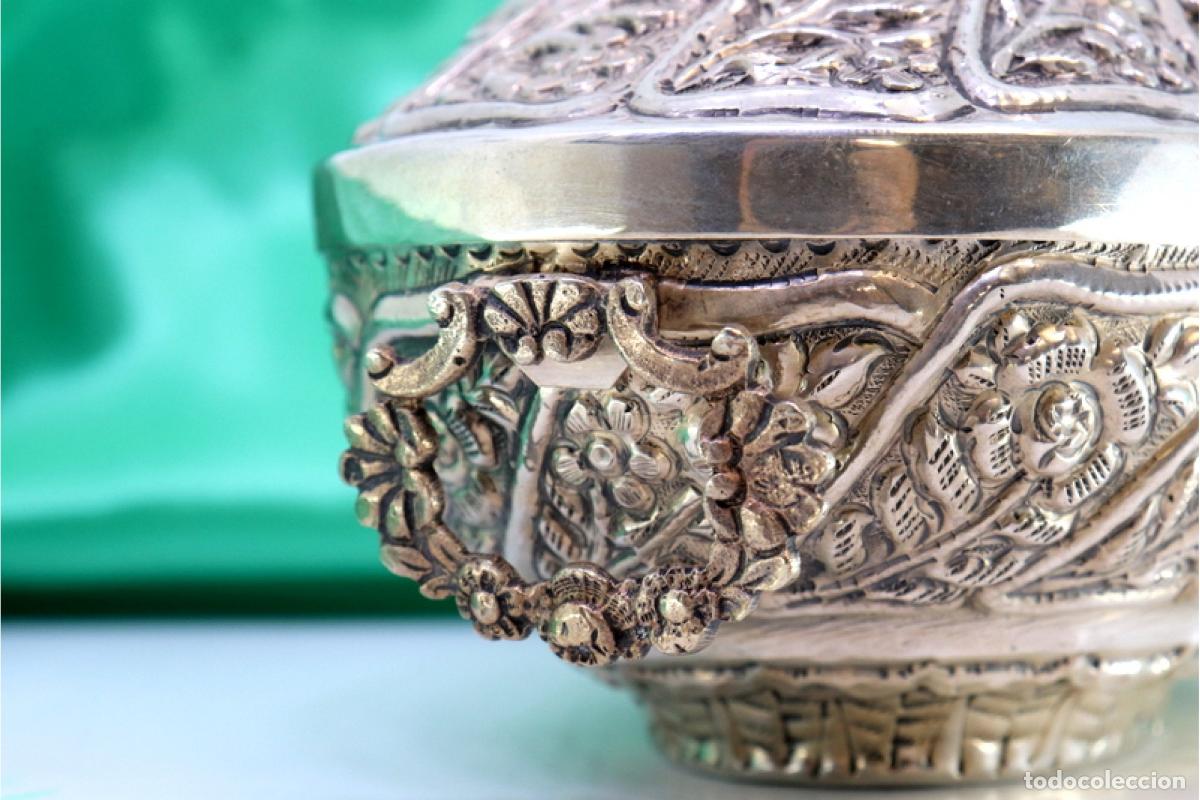 Antig&uuml;edades: bombonera de plata - Foto 2