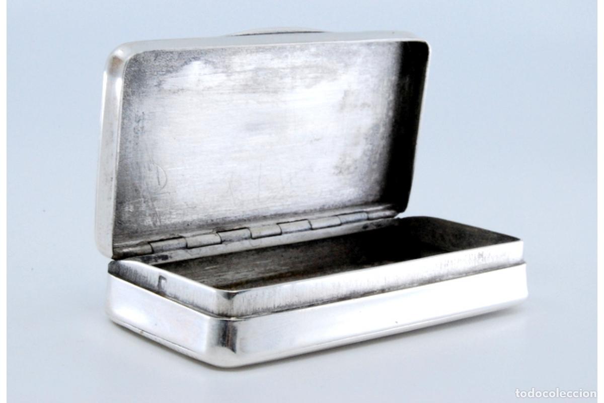 Antig&uuml;edades: Tabaquera, en plata - Foto 2