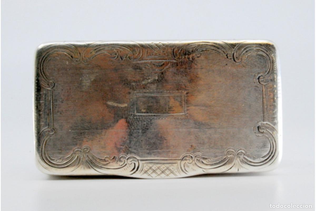 Antig&uuml;edades: Tabaquera, en plata - Foto 10