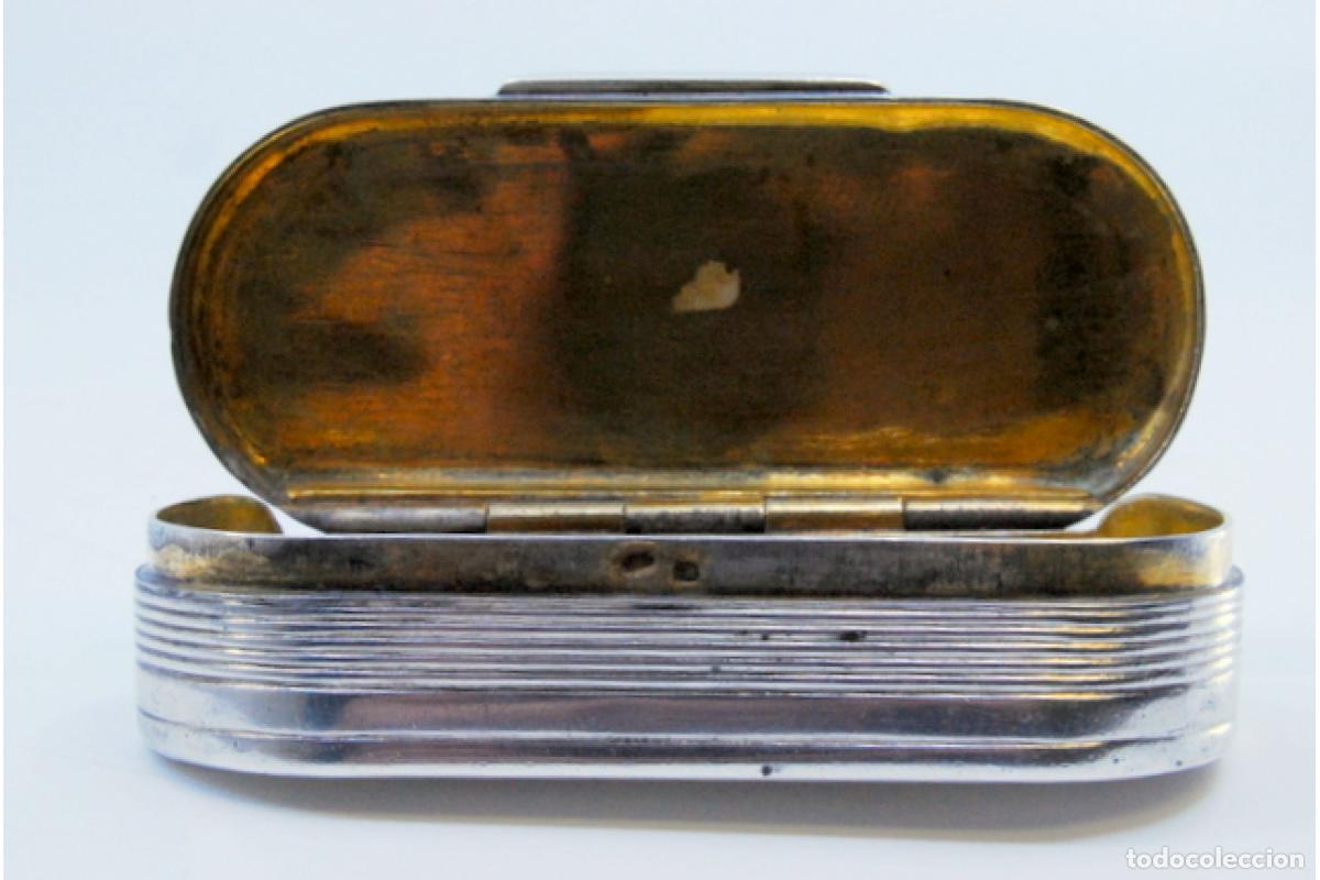 Antig&uuml;edades: Tabaquera, en plata - Foto 2