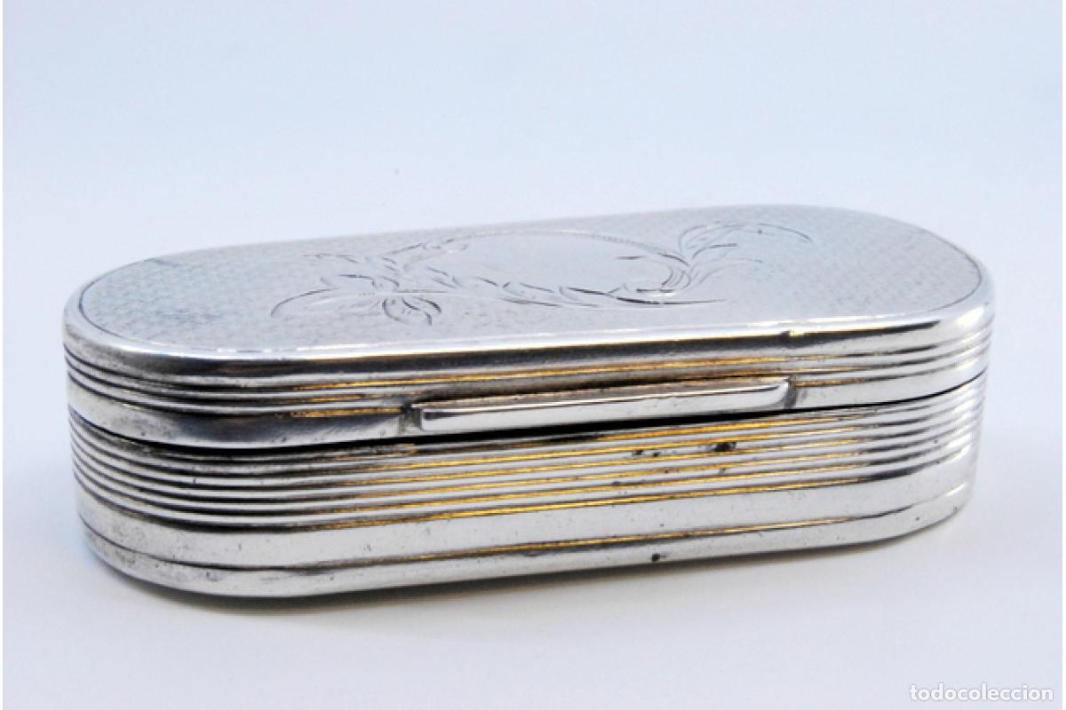 Antig&uuml;edades: Tabaquera, en plata - Foto 8
