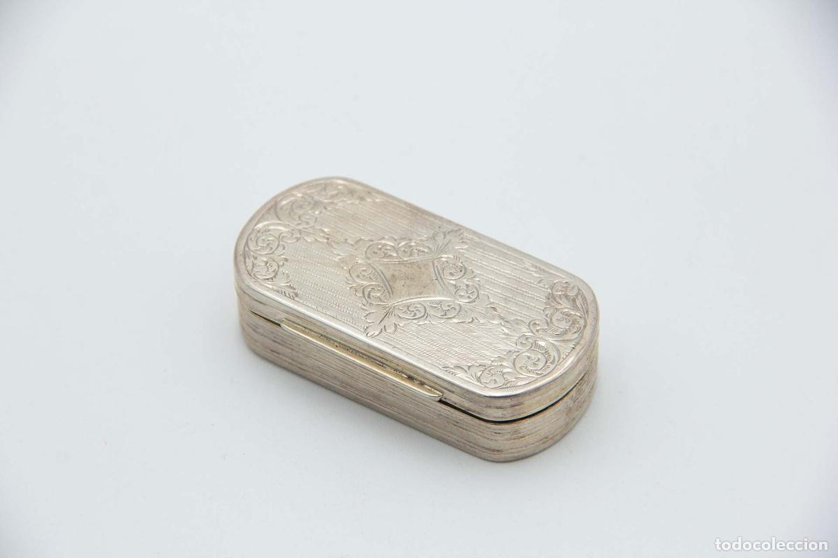 Antig&uuml;edades: Tabaquera, en plata - Foto 3