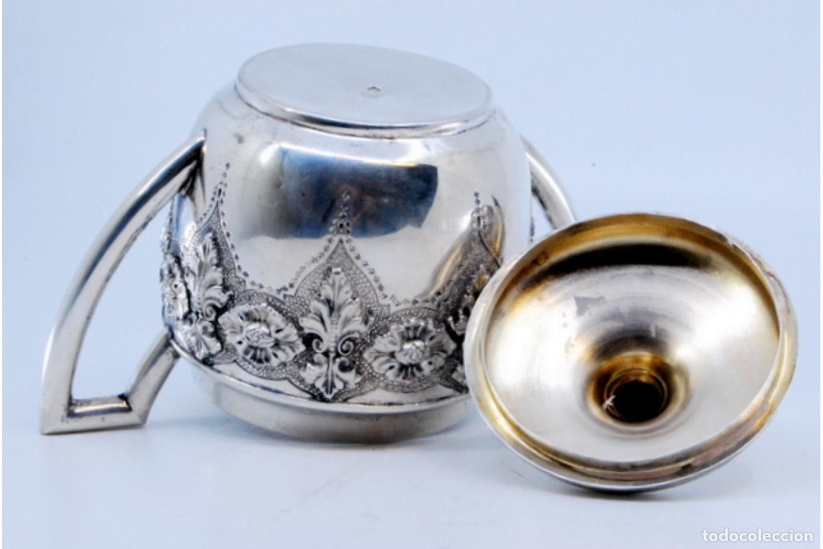 Antig&uuml;edades: azucarero de plata - Foto 3