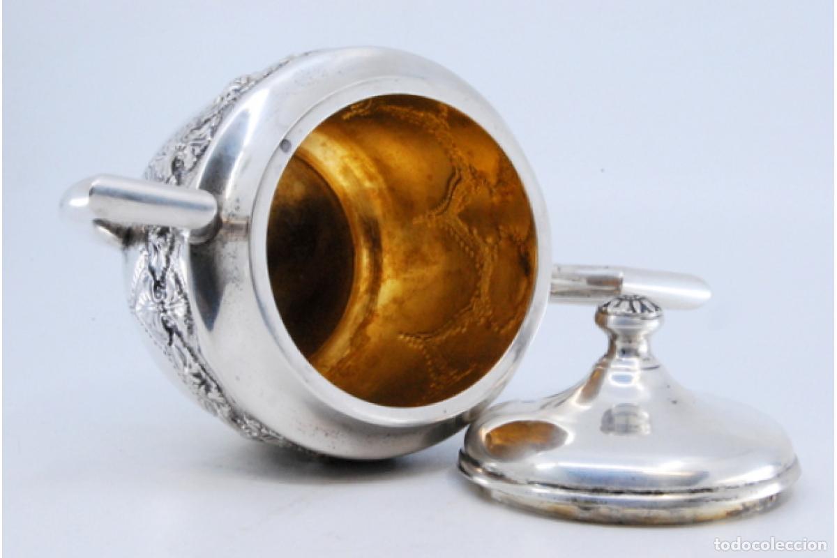 Antig&uuml;edades: azucarero de plata - Foto 6